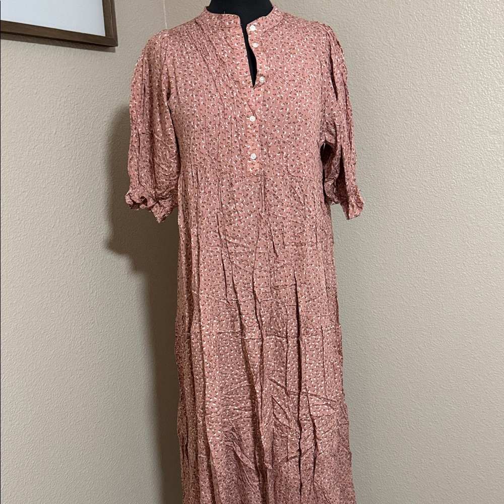 Women's Pink Floral Dress